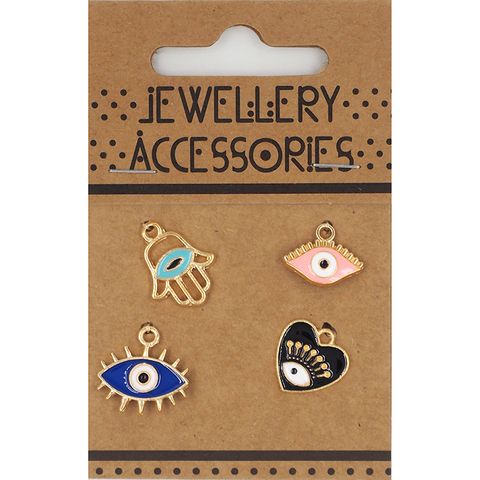 CHRM ENAMEL 4PC DARK EVIL EYES