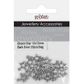 Charm - Star Open 10x12mm Dark Silver