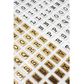 TYPEWRITER FOAM BLACK GOLD