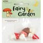 FG MINI MUSHROOM PEOPLE PINK MLTI 4PC