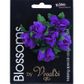 Flower Organza Rose Bud 6Head Purple