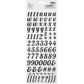 ALPHA NUMERICAL FOAM BLACK