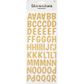 FOAM STITCHES  ALPHA STICKERS
