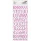 FOAM GLITTER ALPHA SERIF STICKERS