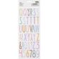 DIMENSIONS  PUFFY ALPHA FLORAL STICKERS