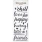 DIMENSIONS  PUFFY ALPHA PHRASE STICKERS