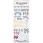 DIMENSIONS  PUFFY PHRASE LOVE STICKERS