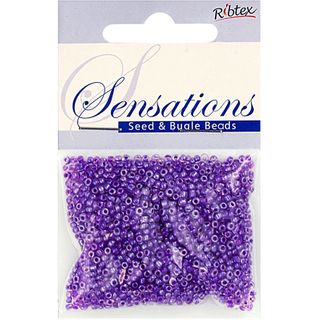 Bead Glass Seed 1.8mm Purple Clr 25G