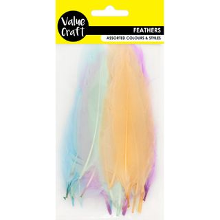 FEATHERS PASTEL MIX 20PC
