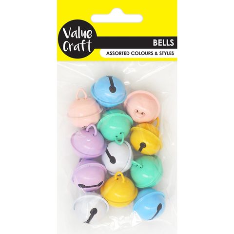 BELLS LARGE FOLLY 20MM PASTEL 12PC
