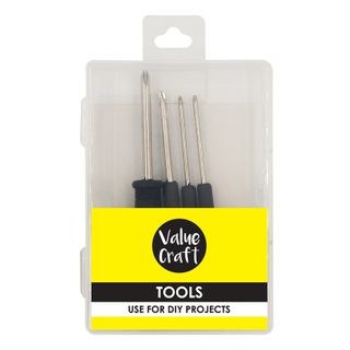 JF TOOLS MINI SCREWDRIVERS ASST 4PC