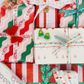 XMAS RIBBON BOWS 40 ROLL MIX