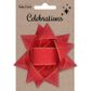 Xmas Bow 9.5Cm Red Metallic 1Pc