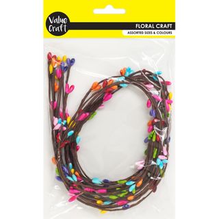 ARTIFICIAL FLORAL BUD VINES ASST 10PC