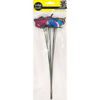 BUTTERFLY SPRING STEMS ASST 10PC
