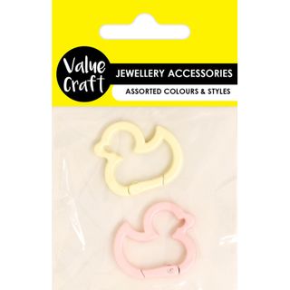 CARABINER DUCK CLIPS 2PC