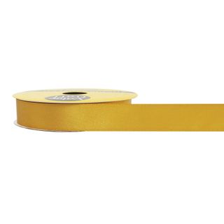 RIBBON SATIN GOLD 15MM x 6METERS 1PC