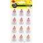 XMAS CRYSTAL STICKERS SANTA 1SH