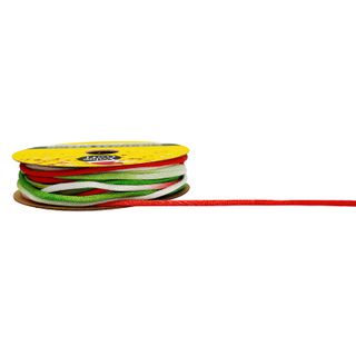 XMAS SATIN CORD 1MM CHRISTMAS 7M