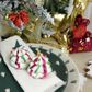 XMAS ROUND GOLD PRINT GIFT TAGS 20PCS