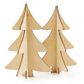 XMAS WOOD DIY TREE 2PCS
