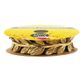 XMAS VEGAN LEATHER LEAF TRIM GOLD 5M