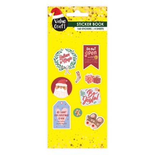 XMAS STICKER BOOK WHIMSICAL 4SH