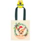 XMAS CANVAS TOTE BAG KANGAROO 1PC
