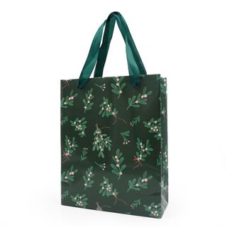 XMAS SML PREMIUM GIFT BAGS HOLLY 1PC