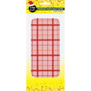 XMAS PREMIUM TISSUE PAPER TARTAN 3SH