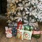 XMAS TISSUE PAPER PAINTED TREES 5SH