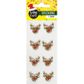 XMAS ADHESIVE RHINESTONES REINDEERS 1SH