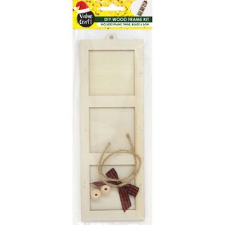 XMAS DIY WOOD HANGING FRAME 1PC