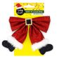 XMAS SANTA BOW HAIRCLIP 1PC