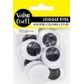 CRAFT JOGGLE EYE ROUND 30MM 12PCS