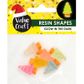 XMAS MINI RESIN GLOW IN DARK TREES 6PCS