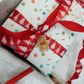 XMAS ACRYLIC CHARMS GINGERBREAD 4PCS
