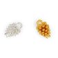 XMAS PINECONE CHARMS MIXED METAL 12PC