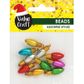 XMAS LIGHTBULBS BEADS MULTI 10PCS