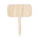 Wood Rectangular Stakes 3Pcs