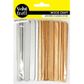 WOOD ICY POLE STICKS 114MM METALLIC 50PC