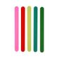 WOOD ICY POLE STICKS 114MM MULTI 50PC