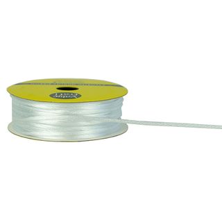 RIB 1MM CORD SATIN WHITE 7M