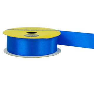 RIB 22MM POLYESTER SATIN SURF BLUE 3M