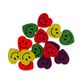 Bead Wood Fluoro Smile Hrt 15G+1M Thread