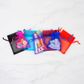 Mini Organza Bag Turqoise 10cmx7.5cm 7pc