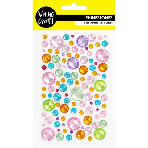 CRAFT RHINESTONE BUBBLE MULTI 1SH