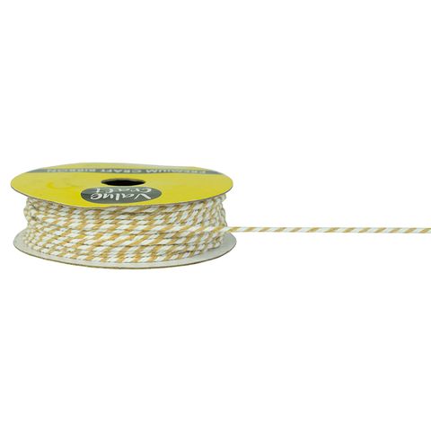 RIB BAKERS TWINE 1.5MM LT BROWN-WHT 13M