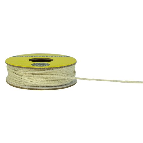 RIB JUTE CORD 2MM BEIGE 13M