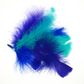 CRAFT FEATHERS BLUE-PURP-GREEN 10G